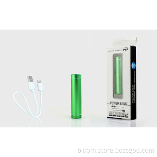Tube Power Bank 2,200mAh/2,600mAh, Universal Type, Accept OEM